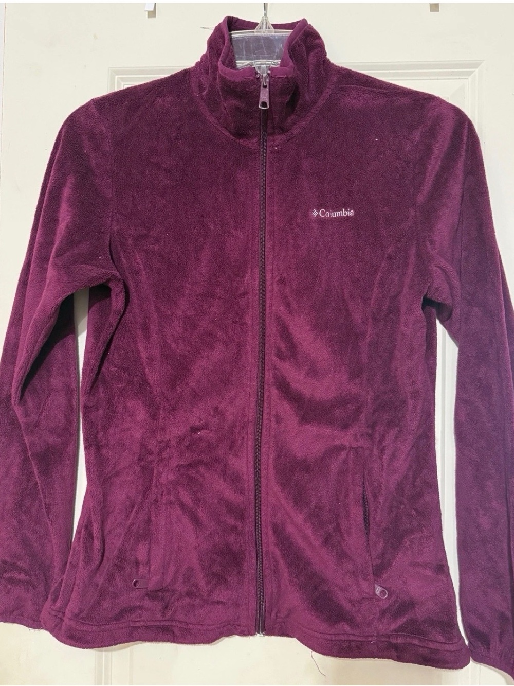 Columbia Women's Full-Zip Teddy Jacket - Plum